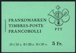 1968 - Markenheftchen - Postgeschichte - Abart - postfrisch