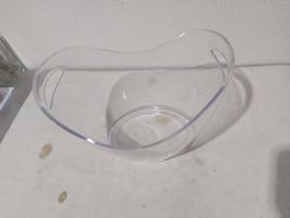 Transparente Kunststoff-Bowle; Sektkühler Acryl klar