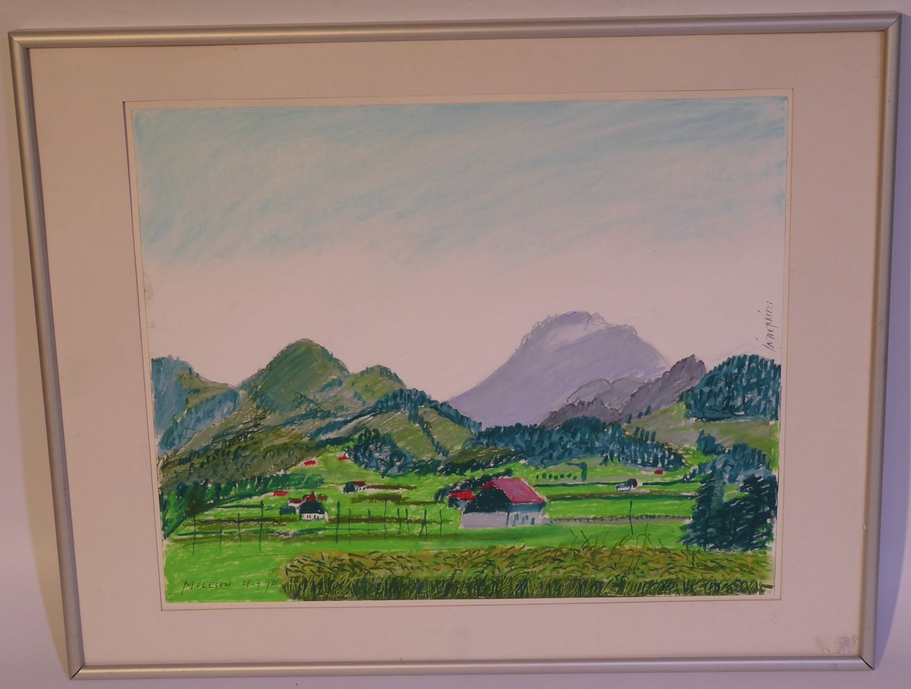 Dipinti: Originalgemälde Heinz Inderbitzi-Moleson 1992 – Usato da Bern venduto da blaukreuz-brocki_BE