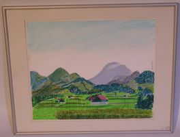 Originalgemälde Heinz Inderbitzi-Moleson 1992