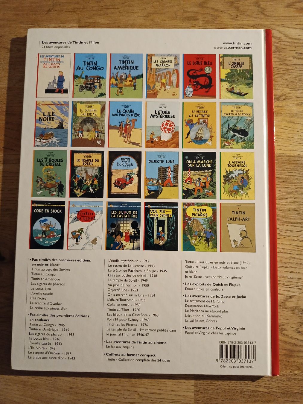 Fumetti: BD Tintin L'Ile Noire Casterman  – Usato da Bex venduto da Canouille 1