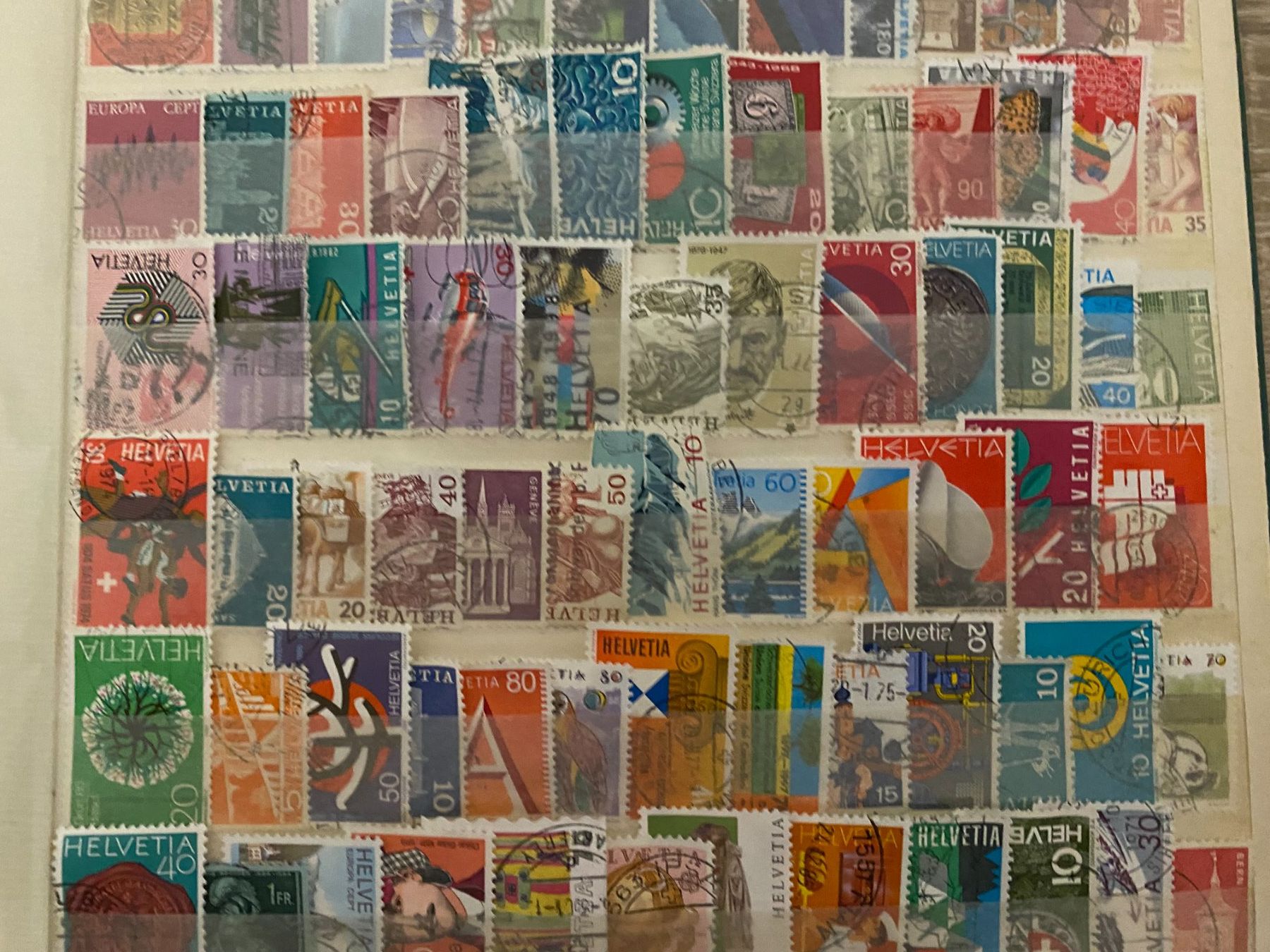 Tous les timbres: Briefmarken  Schweiz diverse Motive 100 stuck – D'occasion à matten b. interlaken par jfran17 4