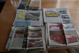 Automobil Revue Zeitungs - Ausschnitte