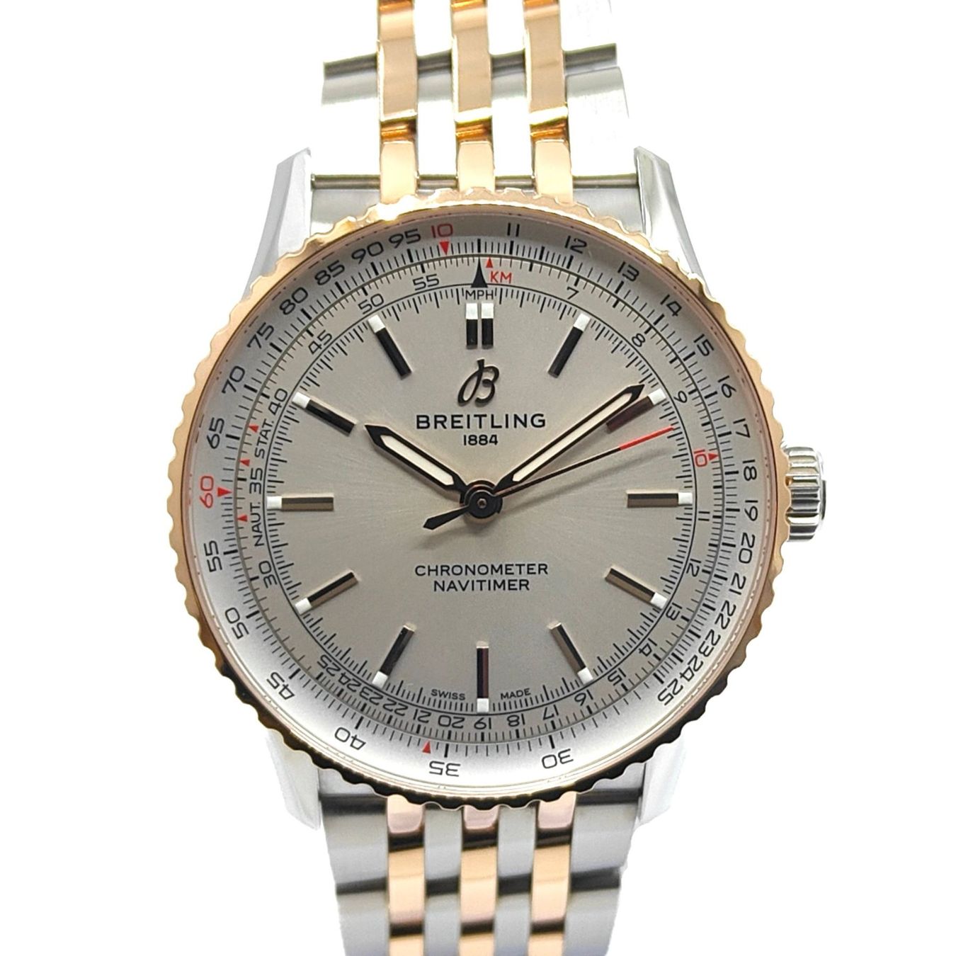 Breitling Orologi: Breitling Navitimer Automatic 41 Two Tone (Full set 04.2025) – Nuovo (secondo la descrizione) da Montreux venduto da CashPay_Montreux