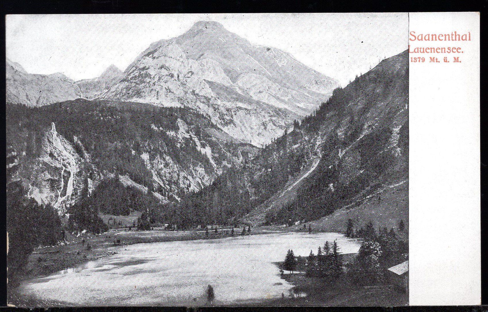 Cartoline postali: Saanenthal - Lauenensee – Usato da Aarau venduto da kufi44