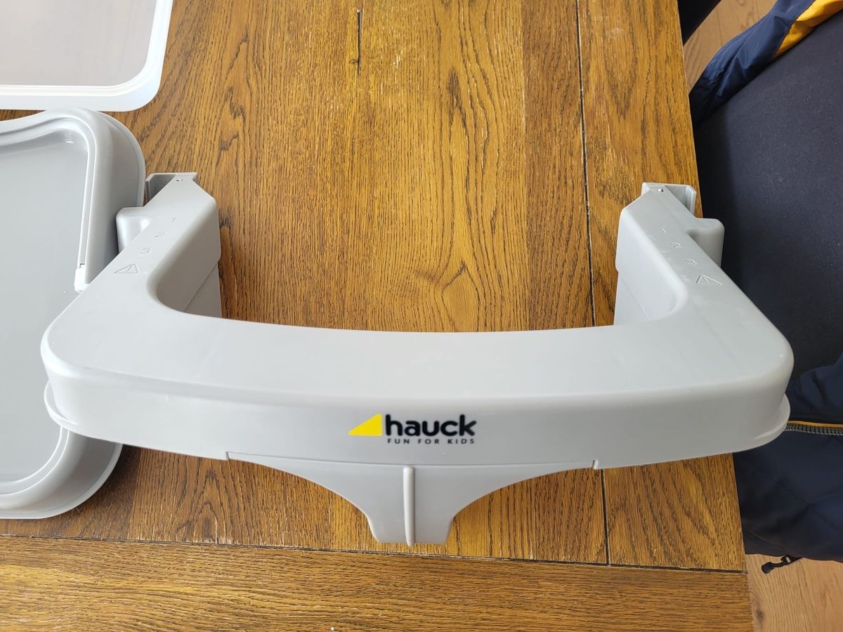 Hauck Seggioloni: Hauck Alpha Tray Grey Essbretset – Usato da Buttisholz venduto da Kinglewis 1