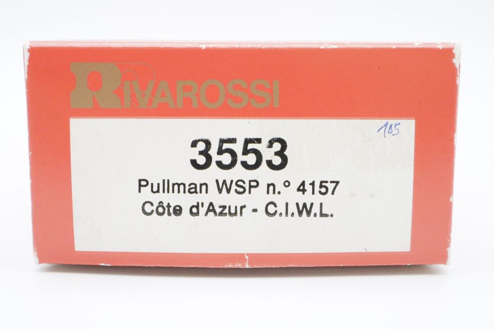 Rivarossi Modelleisenbahnen: Rivarossi 3553 CIWL "Côte d'Azur" 4157 H0 DC – Gebraucht aus Basel von Railfun 9