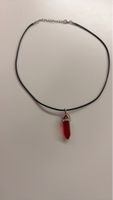 Rote Kristall-Halskette - Modeschmuck für den Winter Neu