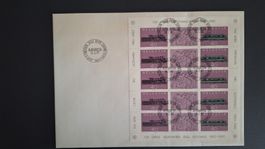 1982,Nr.SO75,Kleinbogen auf FDC