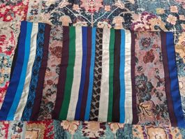 Patchwork-Kissenbezug, Unikat, Herbstfarben, neuwertig