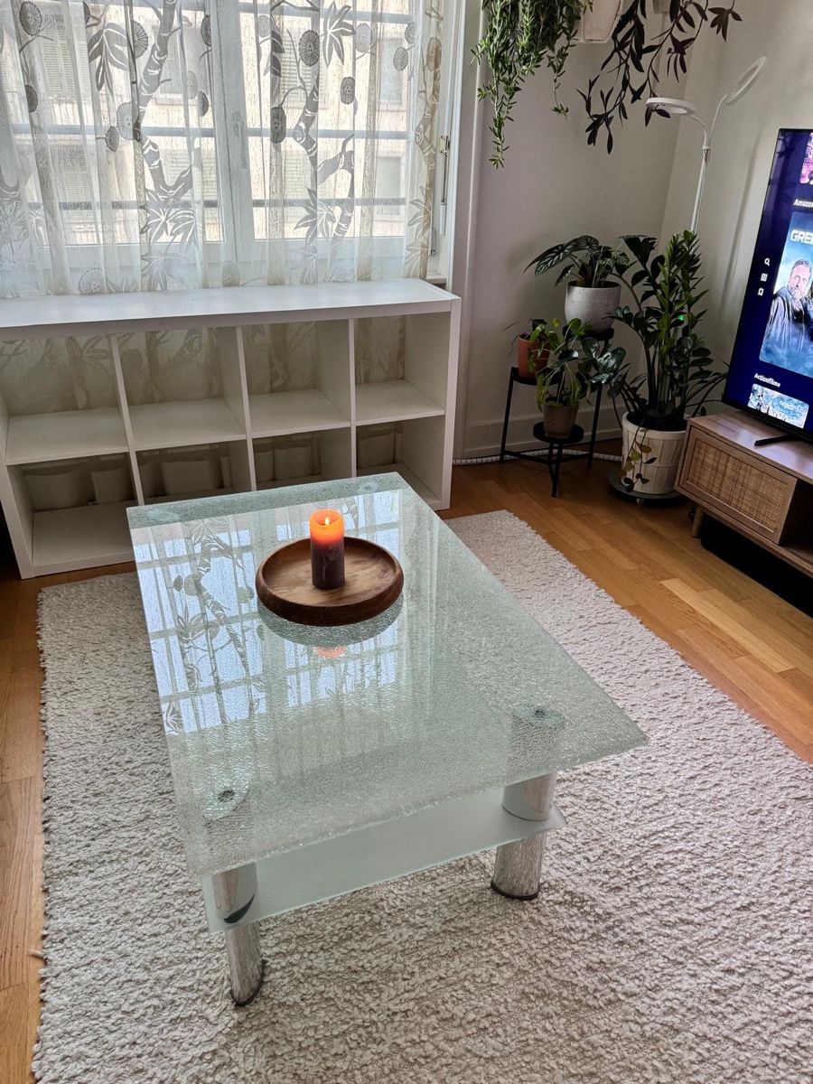 Tische: Couchtisch Glas mit Ablage im gutem Zustand – Gebraucht aus Luzern von stinkipu 2