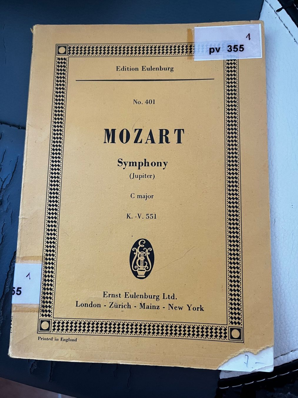 Bücher: Mozart Jupiter  - Dirigent Noten – Gebraucht aus Biel/Bienne von ero_xg96