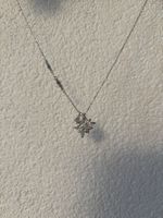 Swarovski Halskette Silber Schneeflocke
