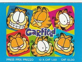 Postfrisches Markenheft. Garfield, Frankatur 10.- Fr.