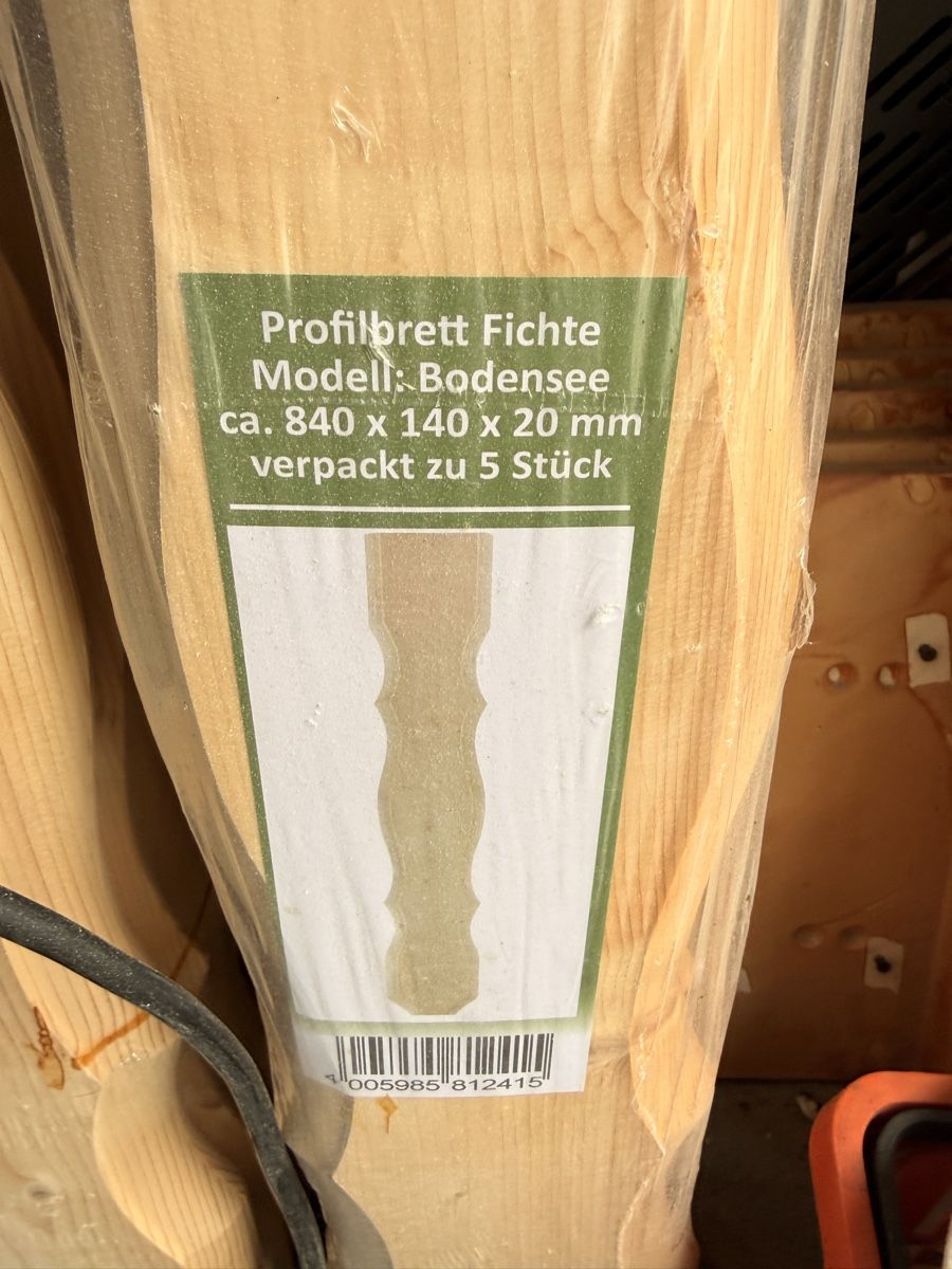 Holzartikel: Profilbrett Fichte – Neu (gemäss Beschreibung) aus Deitingen von Djlion