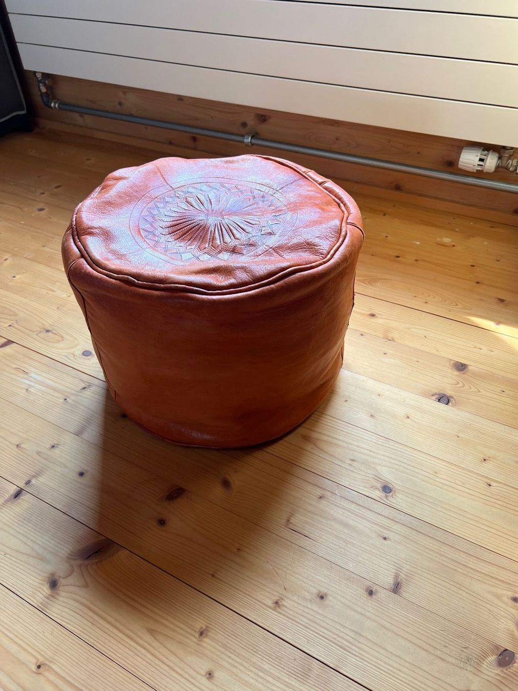 Sgabelli: Leder Pouf aus Marokko – Usato da Merzligen venduto da Paxi01 2