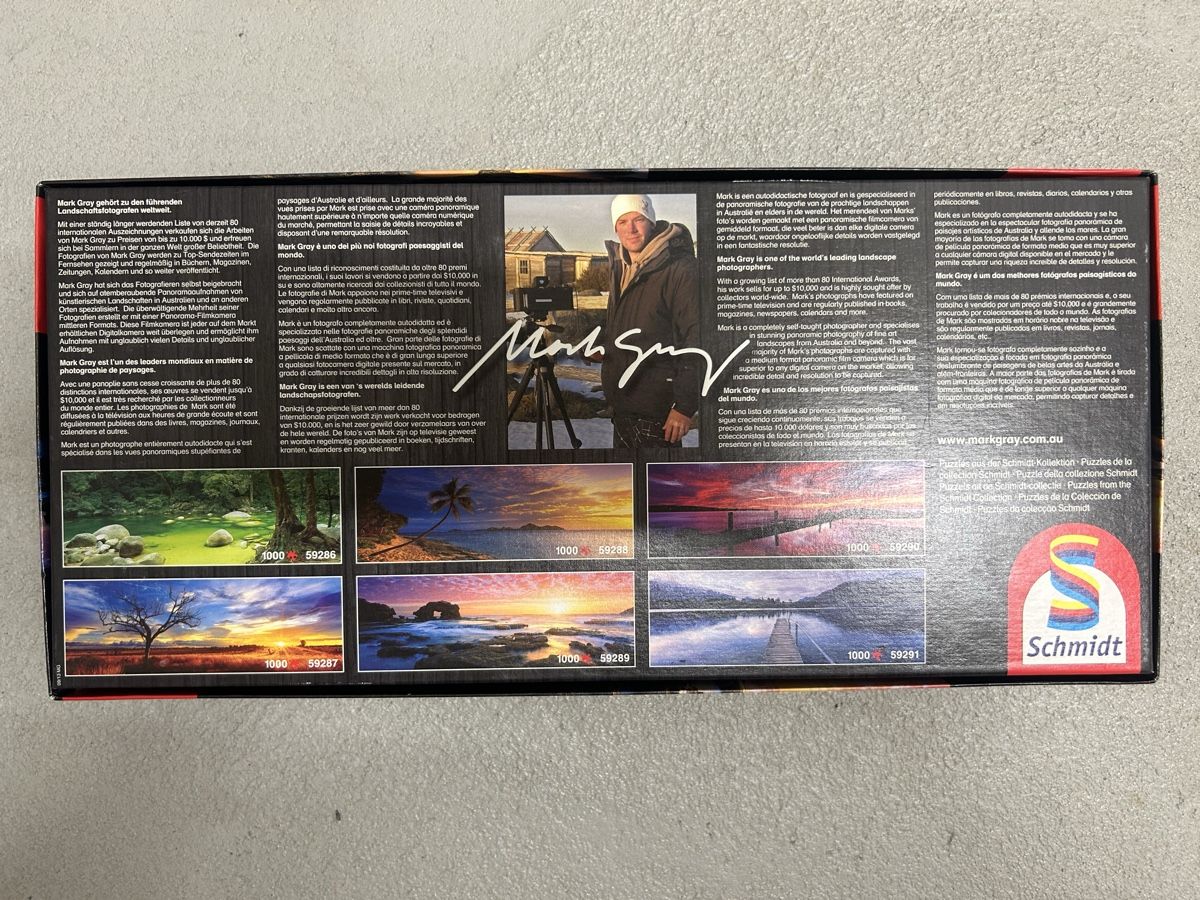 Puzzles: Schmidt Puzzle 1000 Panorama Mark Gray Meereslandschaft – Neu (gemäss Beschreibung) aus Zäziwil von Liv696 1