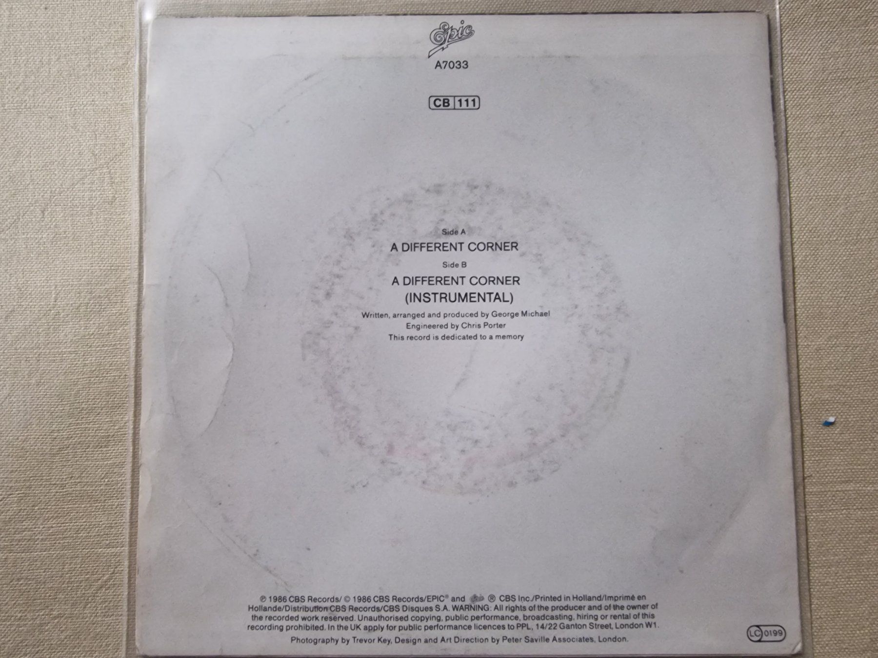 Dischi in vinile: George Michael Single – A Different Corner – Usato da Root venduto da atelier22 1
