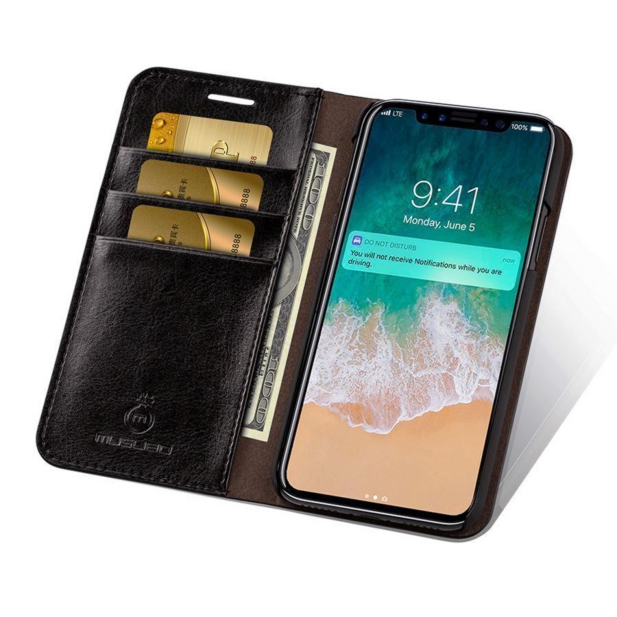 Covers & Schutzfolien: iPhone XS max - étui cuir clapet Noir – Neu und originalverpackt aus Morges von DigiAC
