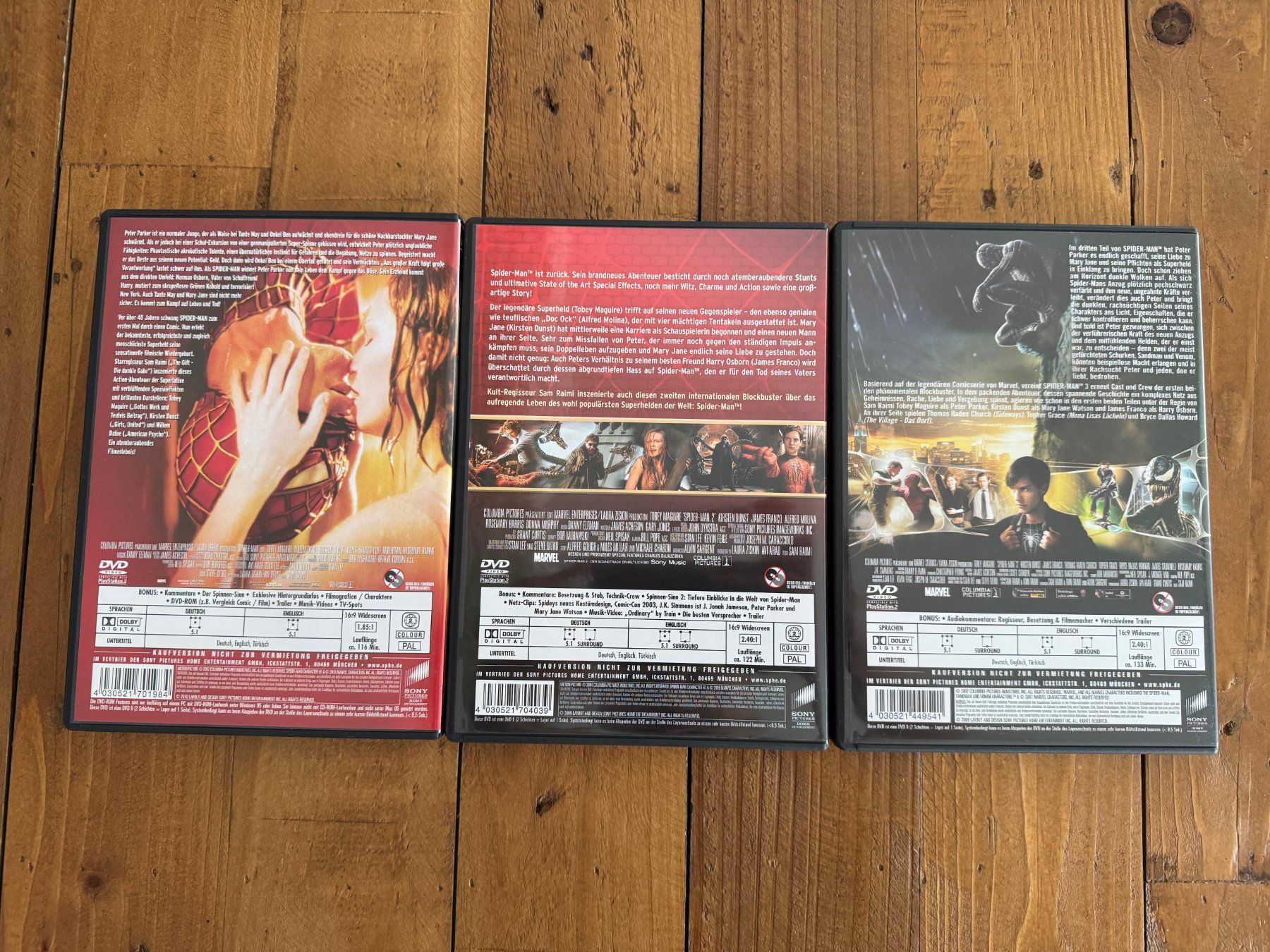 Tous les DVDs: DVD: Spiderman 1 bis 3 – D'occasion à Belp par Smiley90 3