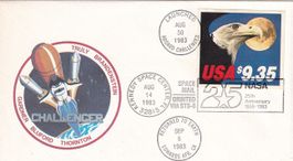 Space Shuttle "Challenger" Mission STS-8 1983, geflogen !