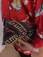 Vintage Clutch, handgewoben
