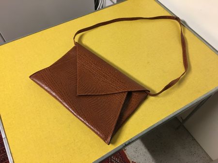 Vintage Damenhandtasche Krokodil Leder