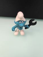 Figurine Schtroumpf bricoleur vintage jouet rétro 🔧
