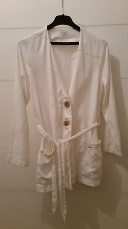 Bella giacchetta 70% lino 30% cotone veste tg. M