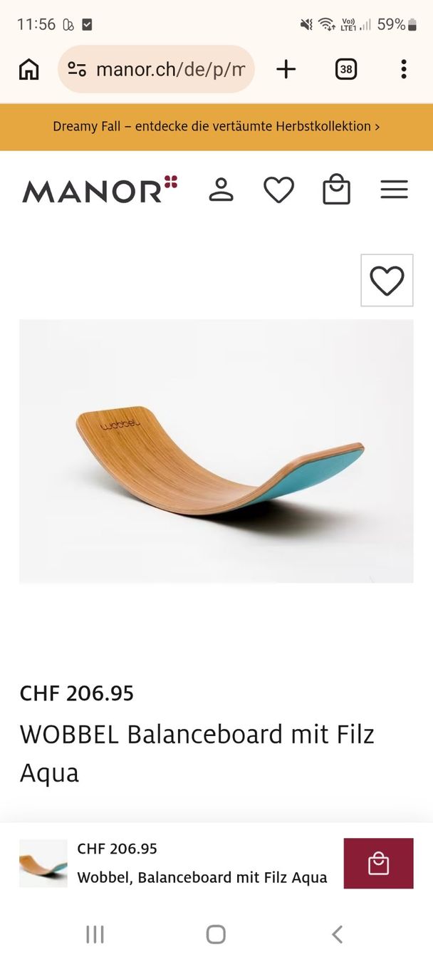 Spielzeuge: wobbel board – Gebraucht aus magden von Stjohannbasel