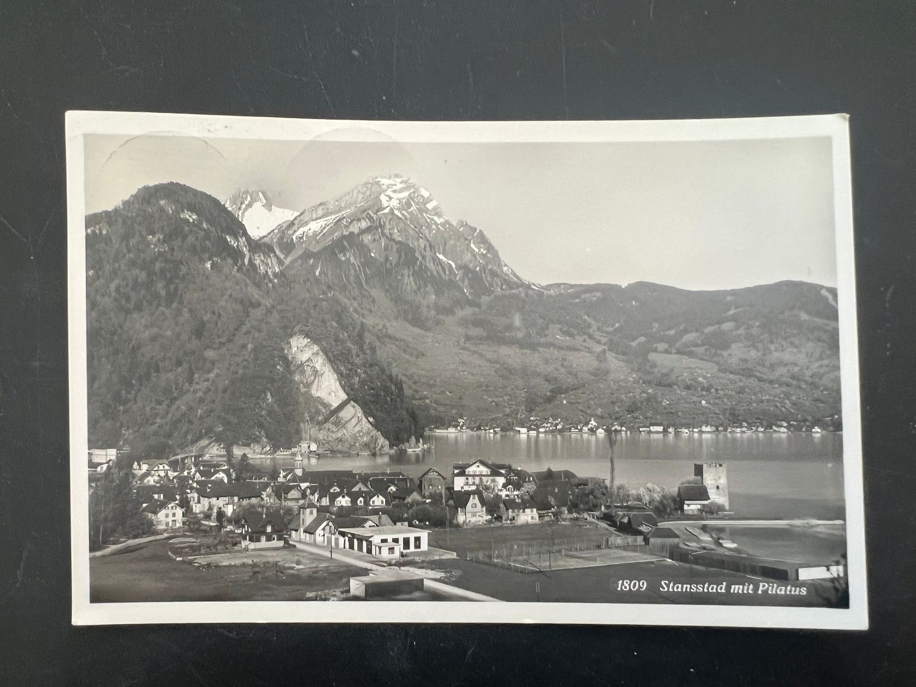 Ansichtskarten: Stansstad  1937 Ansichtskarte   (V276) – Gebraucht aus Hinwil von Sidi4