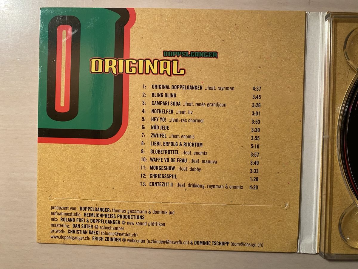 CDs: Doppelganger ORIGINAL CD signiert – Gebraucht aus Oberried Brienz von Chyara 3