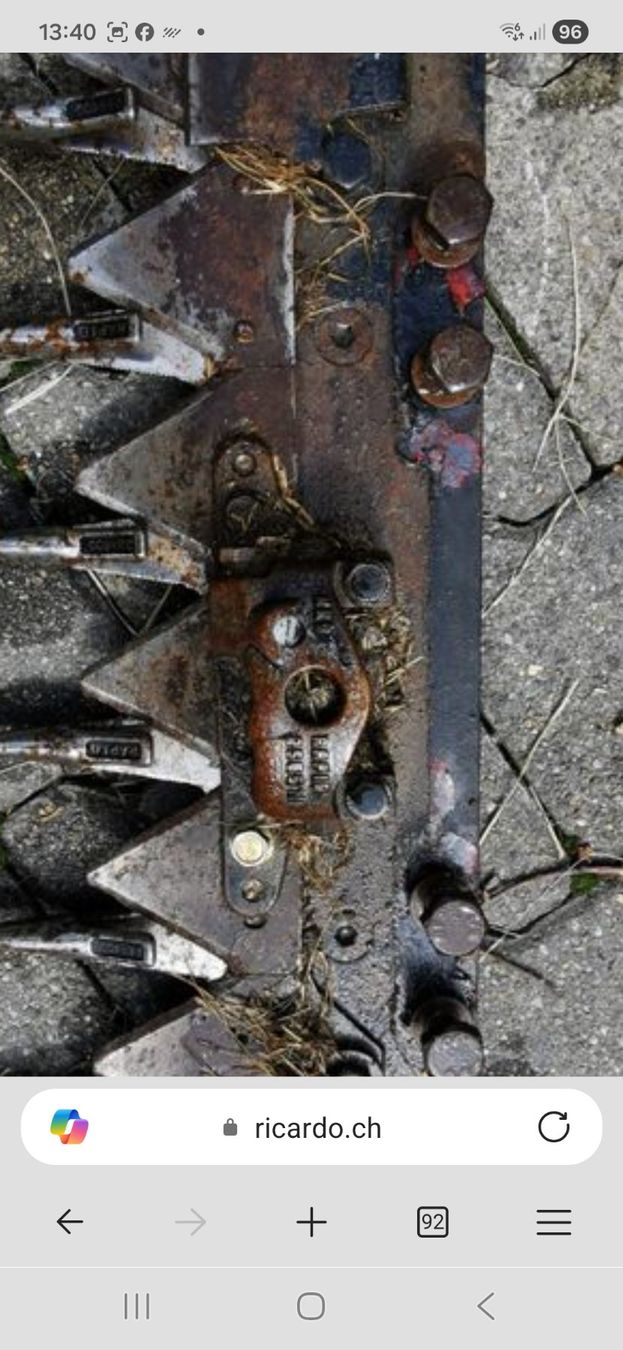 Rapid Accessori Trattori &Veicoli agricoli: Messerbalken aus 1 Hand – Usato da Jona venduto da TORIPASI 2