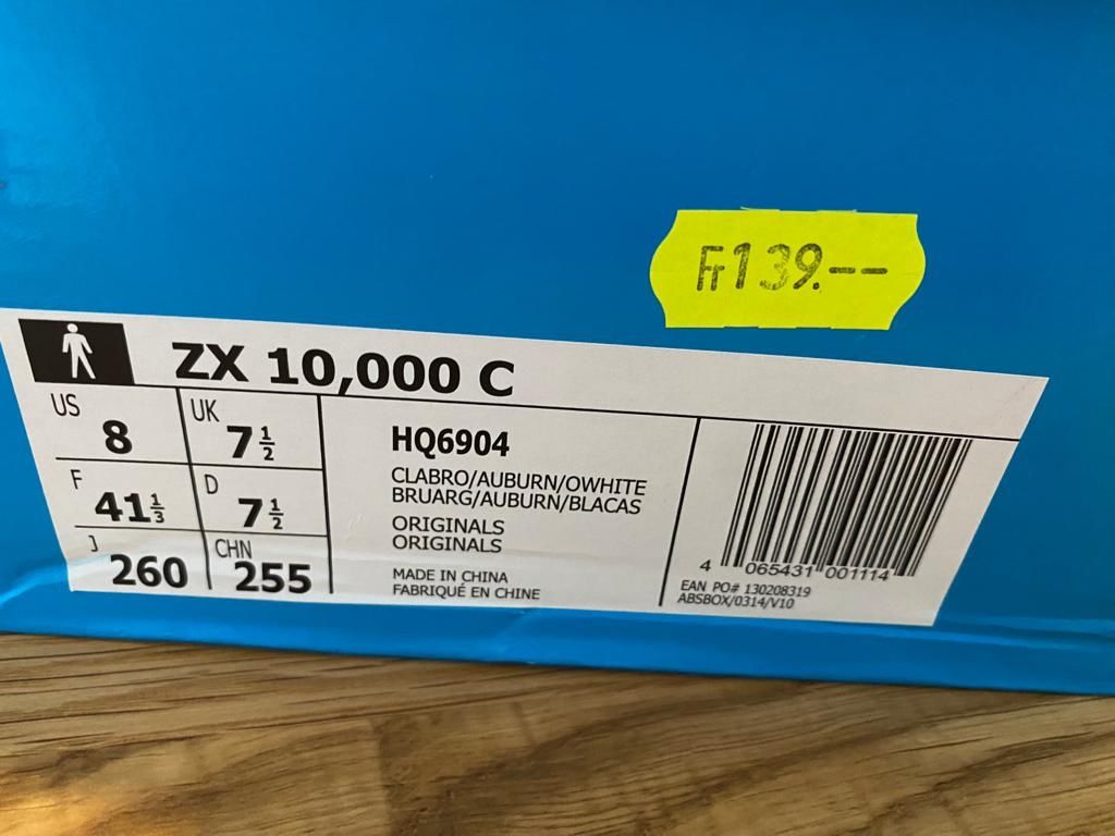 Adidas Scarpe da uomo: Adidas ZX 10000 C – Nuovo e nell'imballaggio originale da Weisslingen venduto da Espenmoos79 4