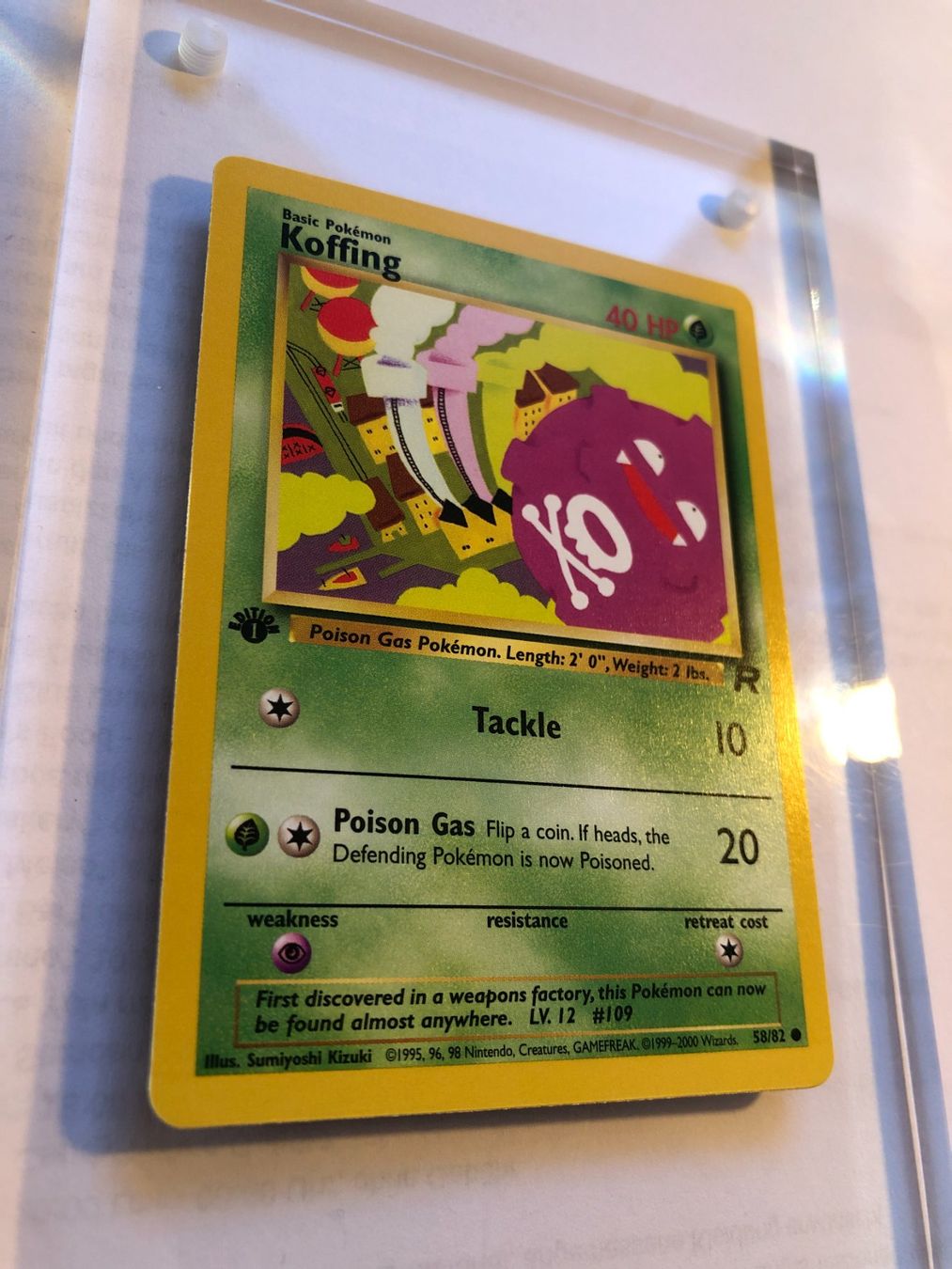 Sammelbilder & Trading cards: Koffing 1st Team Rocket - MINT - ab 1.- – Gebraucht aus Giubiasco von dan_pr8b 1
