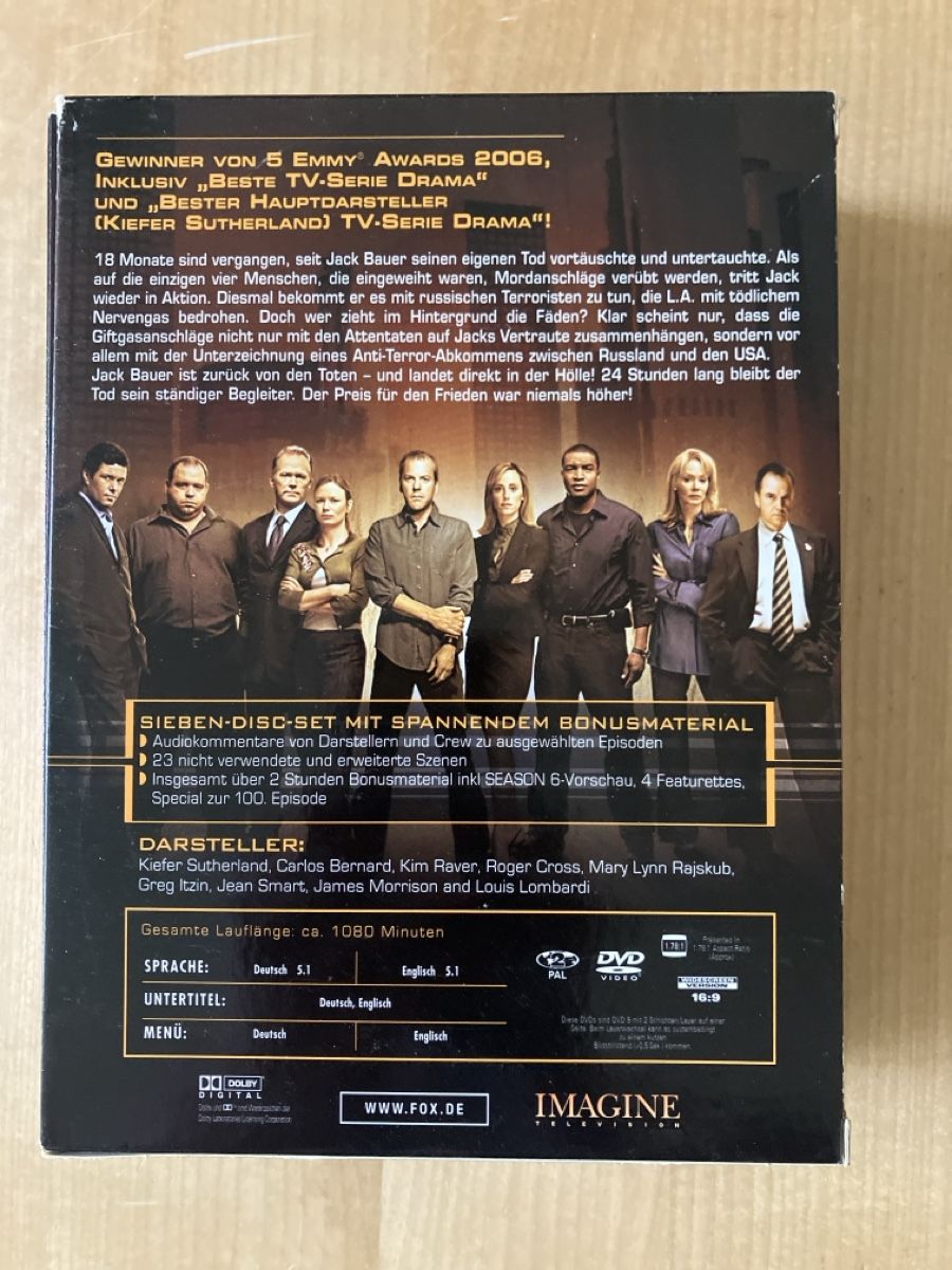 Alle DVDs: 24 Staffel fünf DVD – Gebraucht aus Glarus von Jhuber78 1