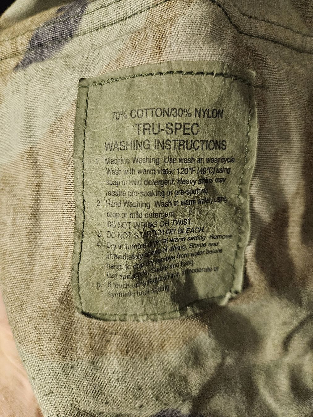 US Army Uniformi: BDU Jacke US Militär TruSpec – Usato da Hägglingen venduto da Baltica 3