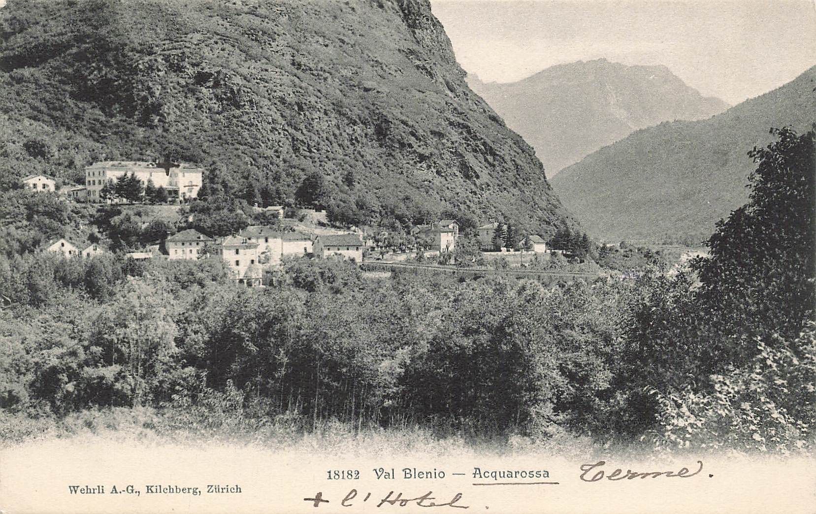 Cartoline postali: Acquarossa val di blenio – Usato da Biasca venduto da Blenio71