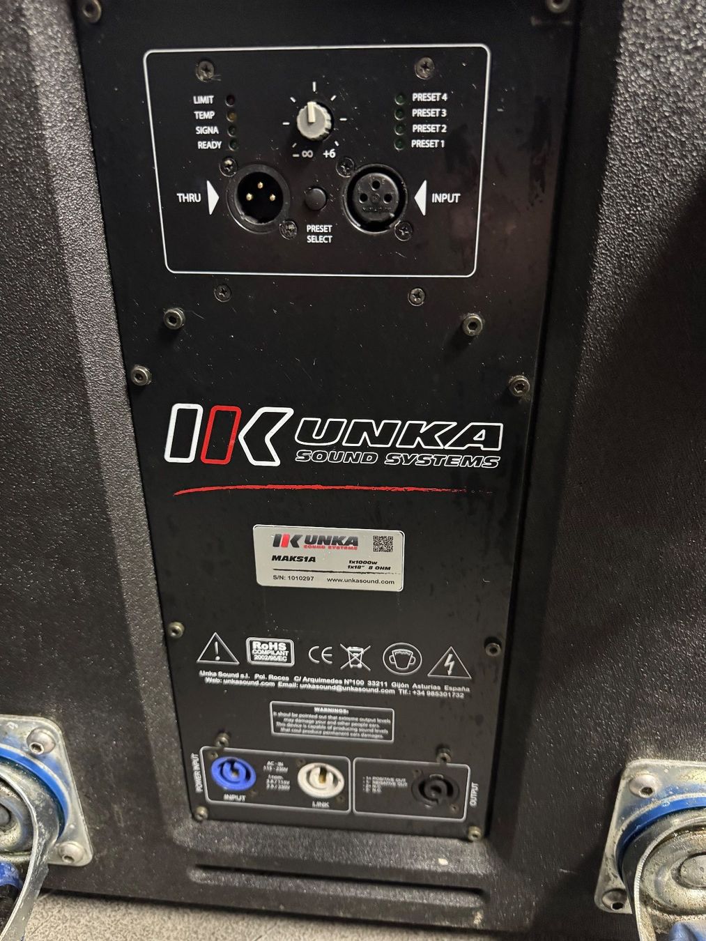 Casse acustiche: Subwoofer 18' Unka Sound System MAKS1A – Usato da Oberdorf NW venduto da AndotechnicsGmbH 3