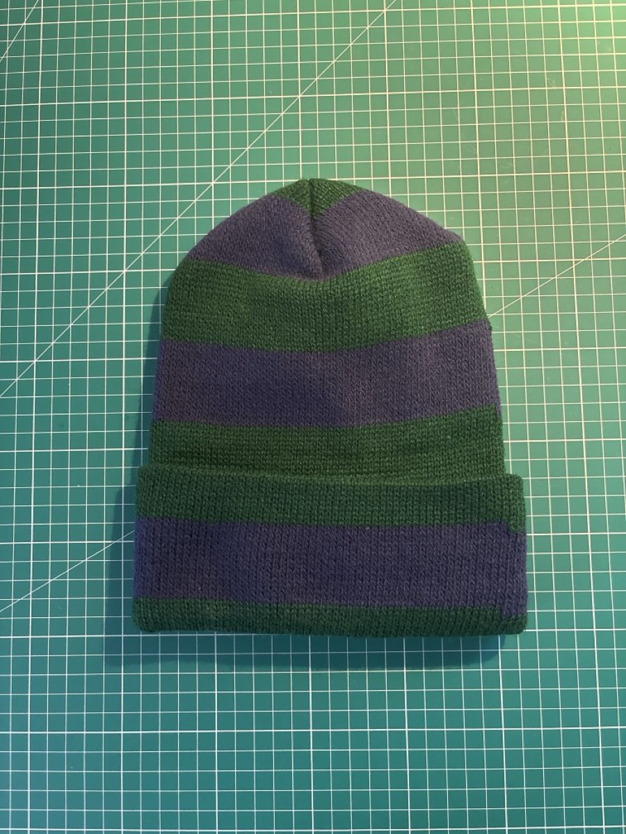 Copricapi, berretti & cappellini: Blue green striped beanie Mutze – Nuovo (secondo la descrizione) da Wettingen venduto da Erik.A18