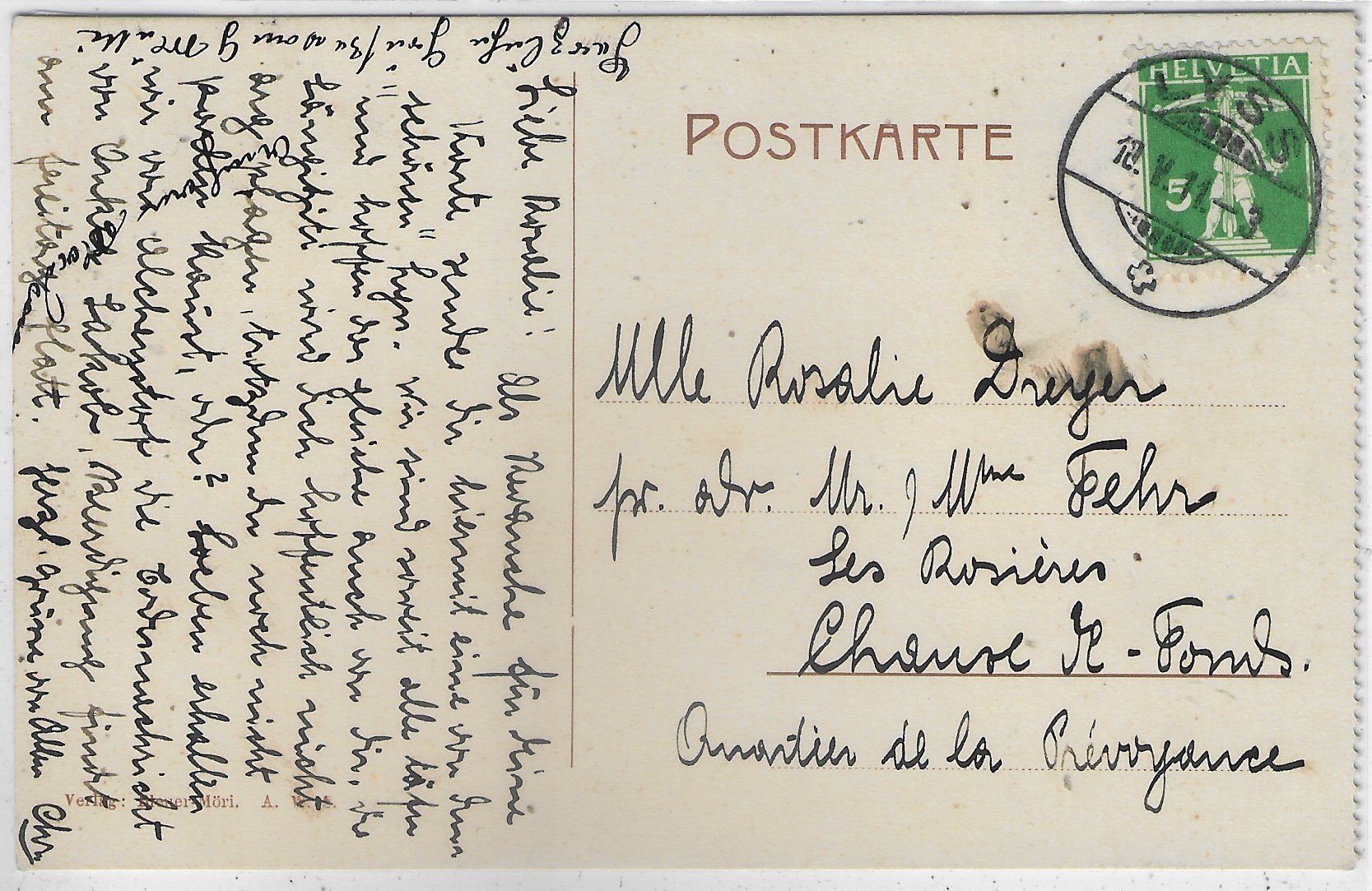 Cartes postales: Lyss - Unterdorf - coloriert – D'occasion à Ettingen par Kartenplanet 1