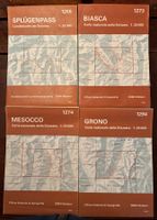 Cartes nationales 1:25'000