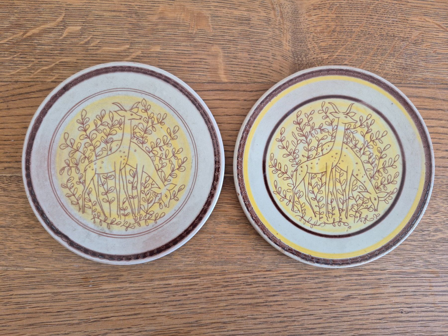 Dessous de verre: 2 Untersetzer Keramik Aedermannsdorf – D'occasion à Balsthal par Palcivalle
