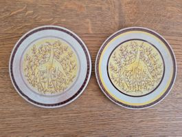 2 Untersetzer Keramik Aedermannsdorf
