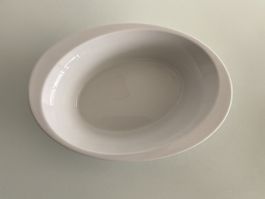 Weisse ovale Auflaufform G.Benedikt Porzellan, Neu