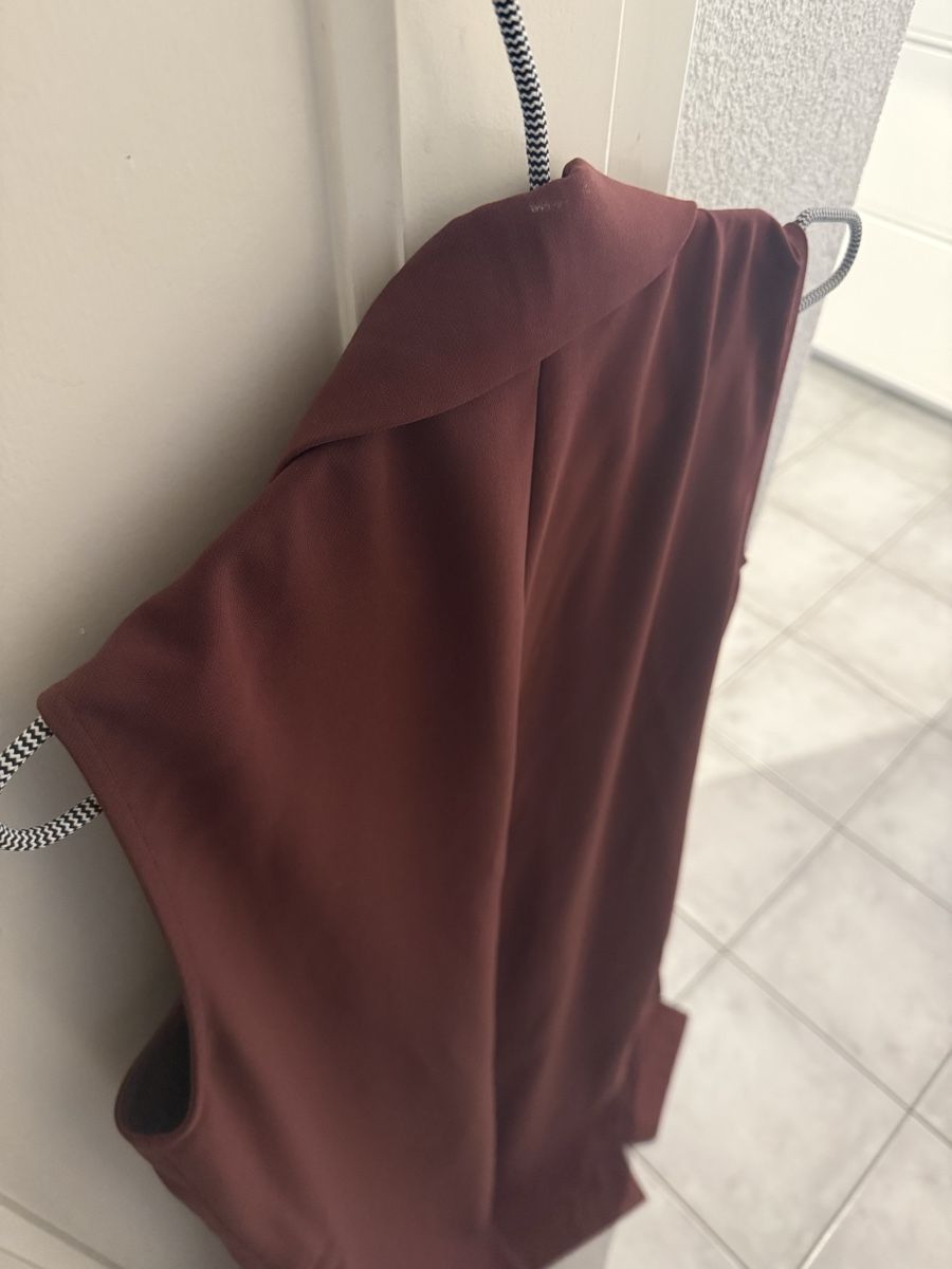 Mango Gilet & Giacche senza maniche: Langes Gilet / Weste Bordeaux – Nuovo (secondo la descrizione) da Bern venduto da kwa_pyt9 5