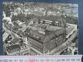 BASEL GEWERBESCHULE ALT UND UNIVERSITÄT FLUGZEUGAUFNAHME