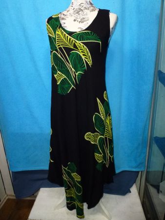 MAXIKLEID DW SHOP GR 40 SOMMERKLEID TRÄGER OHNE ARM BUNT