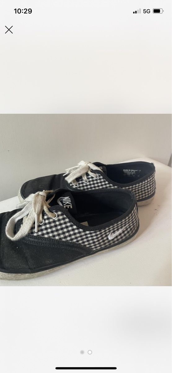 Nike Damenschuhe: Nike Schuhe, schwarz/weiss Kariert, 37 – Gebraucht aus Lenggenwil von mai_2m5q 1