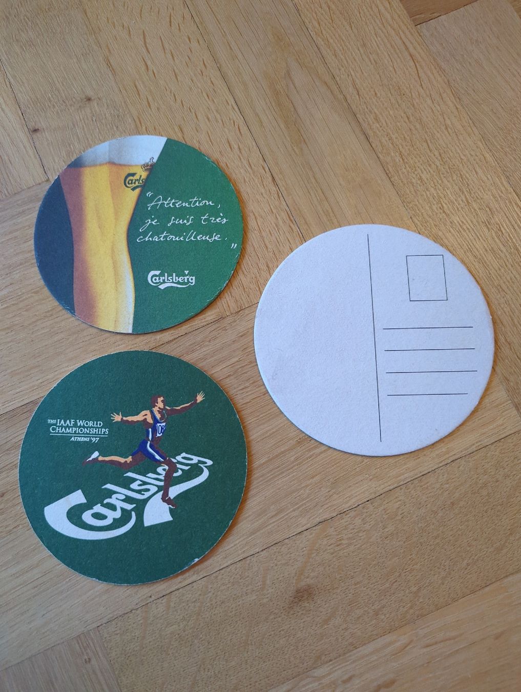Sottobicchieri: 3 Carlsberg Bierdeckel  – Usato da Muraz (Collombey) venduto da cdo_pss9 1